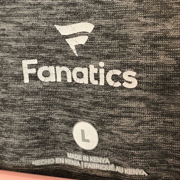 Gray Fanatics LSU Tee Shirt - Size L - Picture 3 of 3